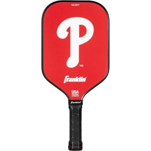 image:imageFranklin Sports MLB Team Pickleball Paddles  Official MLB Baseball Team Logo  Colors Pickleball Paddles  Signature Series 13MM Pickleball Paddle with MaxGrit  USA Pickleball USAPA ApprovedPhiladelphia Phillies
