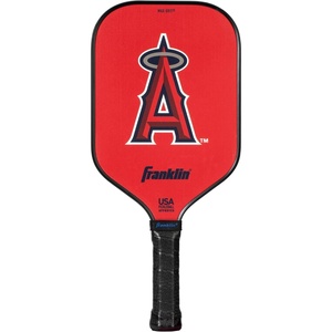 image:imageFranklin Sports MLB Team Pickleball Paddles  Official MLB Baseball Team Logo  Colors Pickleball Paddles  Signature Series 13MM Pickleball Paddle with MaxGrit  USA Pickleball USAPA ApprovedLos Angeles Angels