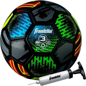 image:imageFranklin Sports Mystic Soccer Balls  Soccer Ball and Air Pump Sets  Multiple Size Soccer Balls  Soft Cover  Perfect for Kids and AdultsSize 3  Ages 8  Under