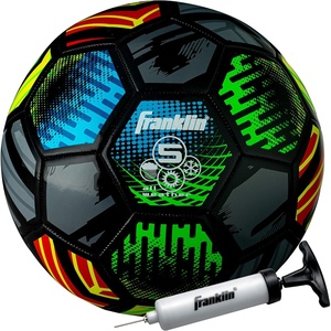 image:imageFranklin Sports Mystic Soccer Balls  Soccer Ball and Air Pump Sets  Multiple Size Soccer Balls  Soft Cover  Perfect for Kids and AdultsSize 5  Ages 13