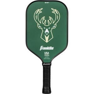 image:imageFranklin Sports NBA Team Pickleball Paddles  Official NBA Basketball Team Logo Pickleball Paddles  Signature Series 13MM Pickleball Paddle with MaxGrit  USA Pickleball USAPA ApprovedMilwaukee Bucks