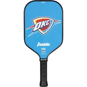 image:imageFranklin Sports NBA Team Pickleball Paddles  Official NBA Basketball Team Logo Pickleball Paddles  Signature Series 13MM Pickleball Paddle with MaxGrit  USA Pickleball USAPA ApprovedOklahoma City Thunder