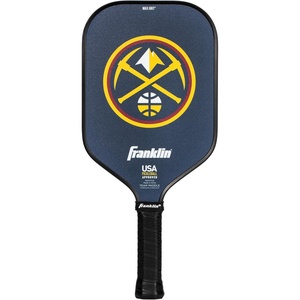 image:imageFranklin Sports NBA Team Pickleball Paddles  Official NBA Basketball Team Logo Pickleball Paddles  Signature Series 13MM Pickleball Paddle with MaxGrit  USA Pickleball USAPA ApprovedDenver Nuggets