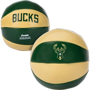image:imageFranklin Sports NBA Toy Basketballs  2 Pack of Kids Soft Mini Basketballs for Over The Door  Indoor Hoops  NBA Fan ShopMilwaukee Bucks