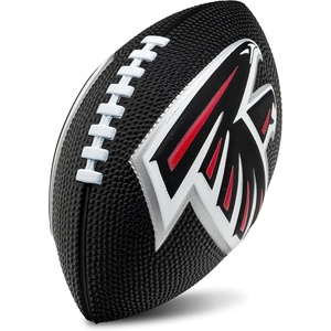 image:imageFranklin Sports NFL Football  Kids Foam Football  Soft Junior Size 85 Ball with 3D Logos  Perfect for Gameday  TailgatesAtlanta Falcons