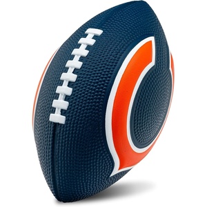 image:imageFranklin Sports NFL Football  Kids Foam Football  Soft Junior Size 85 Ball with 3D Logos  Perfect for Gameday  TailgatesChicago Bears