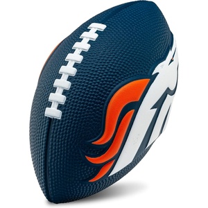image:imageFranklin Sports NFL Football  Kids Foam Football  Soft Junior Size 85 Ball with 3D Logos  Perfect for Gameday  TailgatesDenver Broncos