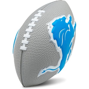 image:imageFranklin Sports NFL Football  Kids Foam Football  Soft Junior Size 85 Ball with 3D Logos  Perfect for Gameday  TailgatesDetroit Lions