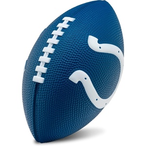 image:imageFranklin Sports NFL Football  Kids Foam Football  Soft Junior Size 85 Ball with 3D Logos  Perfect for Gameday  TailgatesIndianapolis Colts