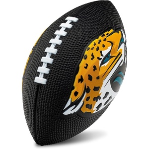 image:imageFranklin Sports NFL Football  Kids Foam Football  Soft Junior Size 85 Ball with 3D Logos  Perfect for Gameday  TailgatesJacksonville Jaguars