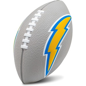 image:imageFranklin Sports NFL Football  Kids Foam Football  Soft Junior Size 85 Ball with 3D Logos  Perfect for Gameday  TailgatesLos Angeles Chargers