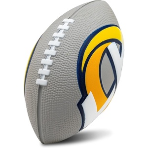 image:imageFranklin Sports NFL Football  Kids Foam Football  Soft Junior Size 85 Ball with 3D Logos  Perfect for Gameday  TailgatesLos Angeles Rams