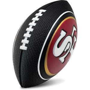 image:imageFranklin Sports NFL Football  Kids Foam Football  Soft Junior Size 85 Ball with 3D Logos  Perfect for Gameday  TailgatesSan Francisco 49ers