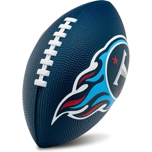 image:imageFranklin Sports NFL Football  Kids Foam Football  Soft Junior Size 85 Ball with 3D Logos  Perfect for Gameday  TailgatesTennessee Titans