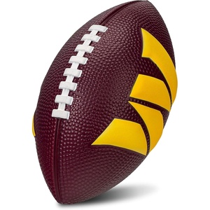 image:imageFranklin Sports NFL Football  Kids Foam Football  Soft Junior Size 85 Ball with 3D Logos  Perfect for Gameday  TailgatesWashington Commanders