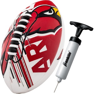 image:imageFranklin Sports NFL Team Mini Footballs  Youth 85 Official NFL Licensed Football  Air Pump SetArizona Cardinals