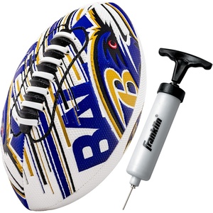image:imageFranklin Sports NFL Team Mini Footballs  Youth 85 Official NFL Licensed Football  Air Pump SetBaltimore Ravens