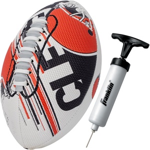 image:imageFranklin Sports NFL Team Mini Footballs  Youth 85 Official NFL Licensed Football  Air Pump SetCleveland Browns