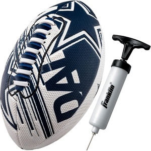 image:imageFranklin Sports NFL Team Mini Footballs  Youth 85 Official NFL Licensed Football  Air Pump SetDallas Cowboys