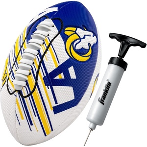 image:imageFranklin Sports NFL Team Mini Footballs  Youth 85 Official NFL Licensed Football  Air Pump SetLos Angeles Rams