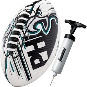 image:imageFranklin Sports NFL Team Mini Footballs  Youth 85 Official NFL Licensed Football  Air Pump SetPhiladelphia Eagles