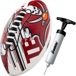 image:imageFranklin Sports NFL Team Mini Footballs  Youth 85 Official NFL Licensed Football  Air Pump SetTampa Bay Buccaneers