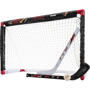 image:imageFranklin Sports NHL Mini Hockey Set  Kids Indoor Knee Hockey Goal Ball  2 Stick Combo  Youth Team Indoor Toy Set  Official  Ages 3Arizona Coyotes