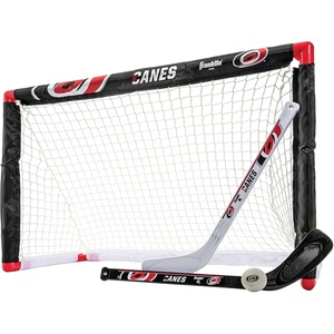 image:imageFranklin Sports NHL Mini Hockey Set  Kids Indoor Knee Hockey Goal Ball  2 Stick Combo  Youth Team Indoor Toy Set  Official  Ages 3Carolina Hurricanes
