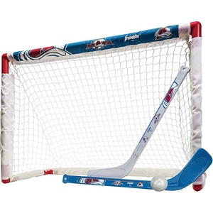 image:imageFranklin Sports NHL Mini Hockey Set  Kids Indoor Knee Hockey Goal Ball  2 Stick Combo  Youth Team Indoor Toy Set  Official  Ages 3Colorado Avalanche