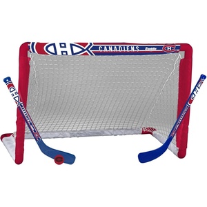 image:imageFranklin Sports NHL Mini Hockey Set  Kids Indoor Knee Hockey Goal Ball  2 Stick Combo  Youth Team Indoor Toy Set  Official  Ages 3Montreal Canadiens