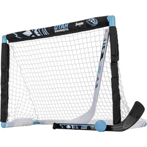 image:imageFranklin Sports NHL Mini Hockey Set  Kids Indoor Knee Hockey Goal Ball  2 Stick Combo  Youth Team Indoor Toy Set  Official  Ages 3Utah Mammoth