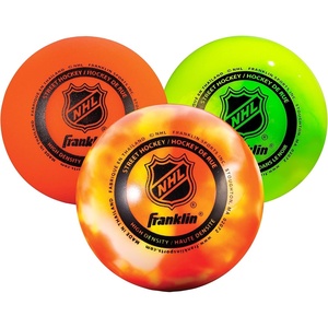 image:imageFranklin Sports NHL Street Hockey Balls  No Bounce Outdoor Street  Roller Hockey Balls  Official Size for Youth  Adult Street Hockey  Assorted Colors  1 2 3 and 15 Bulk PacksAssorted  Extreme Color 2