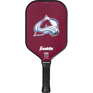 image:imageFranklin Sports NHL Team Pickleball Paddles  Official NHL Hockey Team Logo Pickleball Paddles  Signature Series 13MM Pickleball Paddle with MaxGrit  USA Pickleball USAPA ApprovedColorado Avalanche