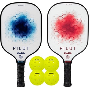 image:imageFranklin Sports Pickleball Paddle  Pilot Polypropylene Core Pickleball Racket  Official USA Pickleball USAPA Approved Pickleball Paddle  Lightweight Pro Racket  10mm Thick CoreBlue  Red