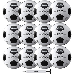 image:imageFranklin Sports Soccer Balls  Youth amp Adult  Sizes 3 4 amp 5  Single amp Bulk Packs  Black amp WhiteSize 3  12 Deflated Balls with Pump