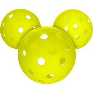 image:imageFranklin Sports Training Pickleballs  Training Pickleballs for Beginners  Skill Practice  69mm or 80mm Outdoor Pickleballs  Pickleball 3 Pack  Optic Yellow80MM