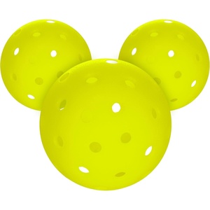 image:imageFranklin Sports Training Pickleballs  Training Pickleballs for Beginners  Skill Practice  69mm or 80mm Outdoor Pickleballs  Pickleball 3 Pack  Optic Yellow69MM