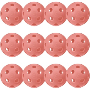 image:imageFranklin Sports X26 Indoor Pickleballs  3 Pack 12 Pack amp 100 Pack Bulk  USAPA Approved Tournament Pickleballs  Multiple ColorsPeach