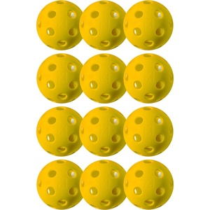 image:imageFranklin Sports X26 Indoor Pickleballs  3 Pack 12 Pack amp 100 Pack Bulk  USAPA Approved Tournament Pickleballs  Multiple ColorsYellow
