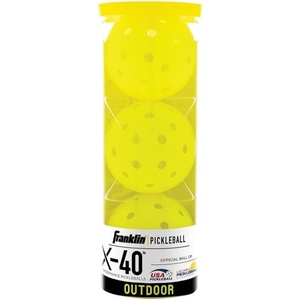 image:imageFranklin Sports X40 Outdoor Pickleballs  Official Ball of USA Pickleball APP Tour  US Open  Regulation SizeYellow