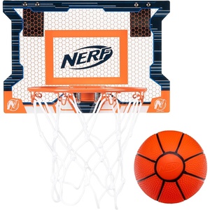 image:imageNERF Basketball Hoop Set  Pro Hoop Mini Hoop Set with Mini NERF Basketball  Steel Rim Great for DunkingBlue Mini