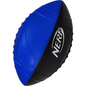 image:imageNERF Kids Foam Football  Pro Grip Youth Soft Foam Ball  Indoor  Outdoor  Small NERF Foam Football  9 Inch Youth Sized Ball  Blue  BlackBlue