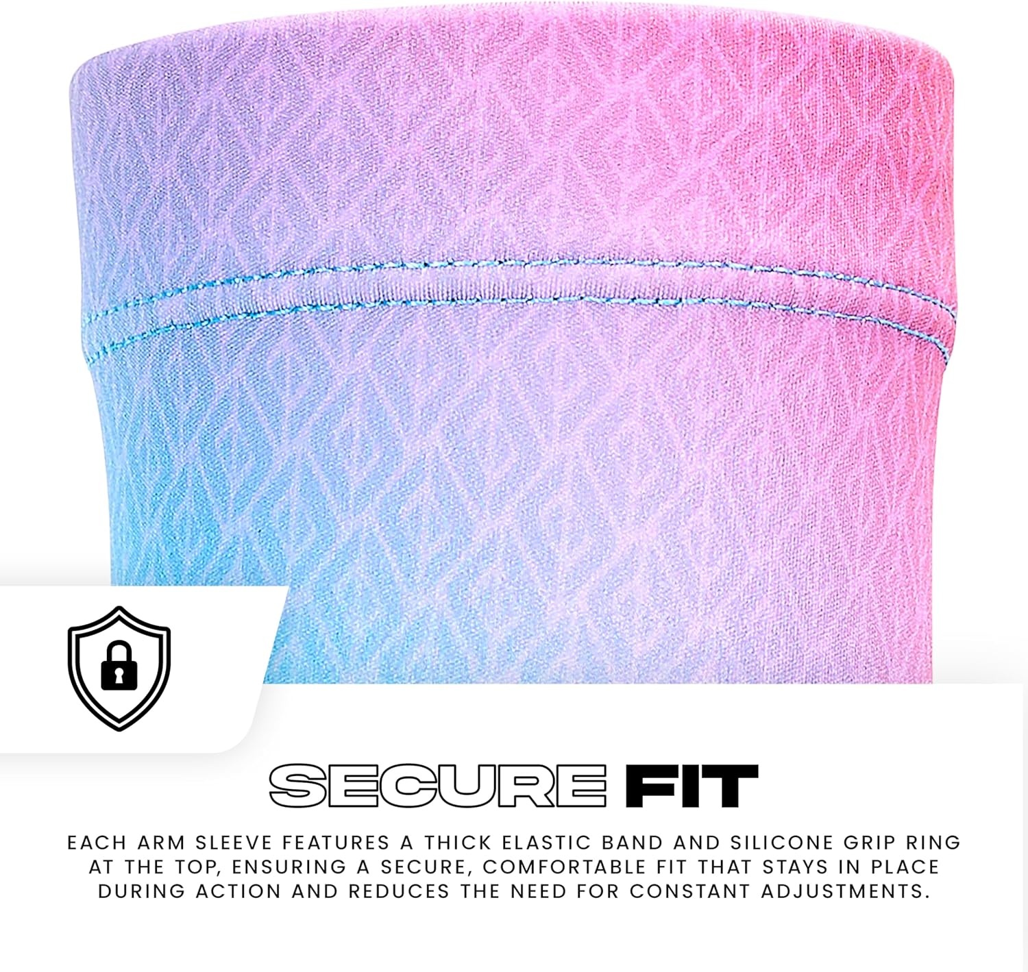 image:imageFranklin Sports Baseball Arm Sleeves  Baseball  Softball Arm Compression Sleeves for Boys  Girls  Multiple ColorsCotton Candy