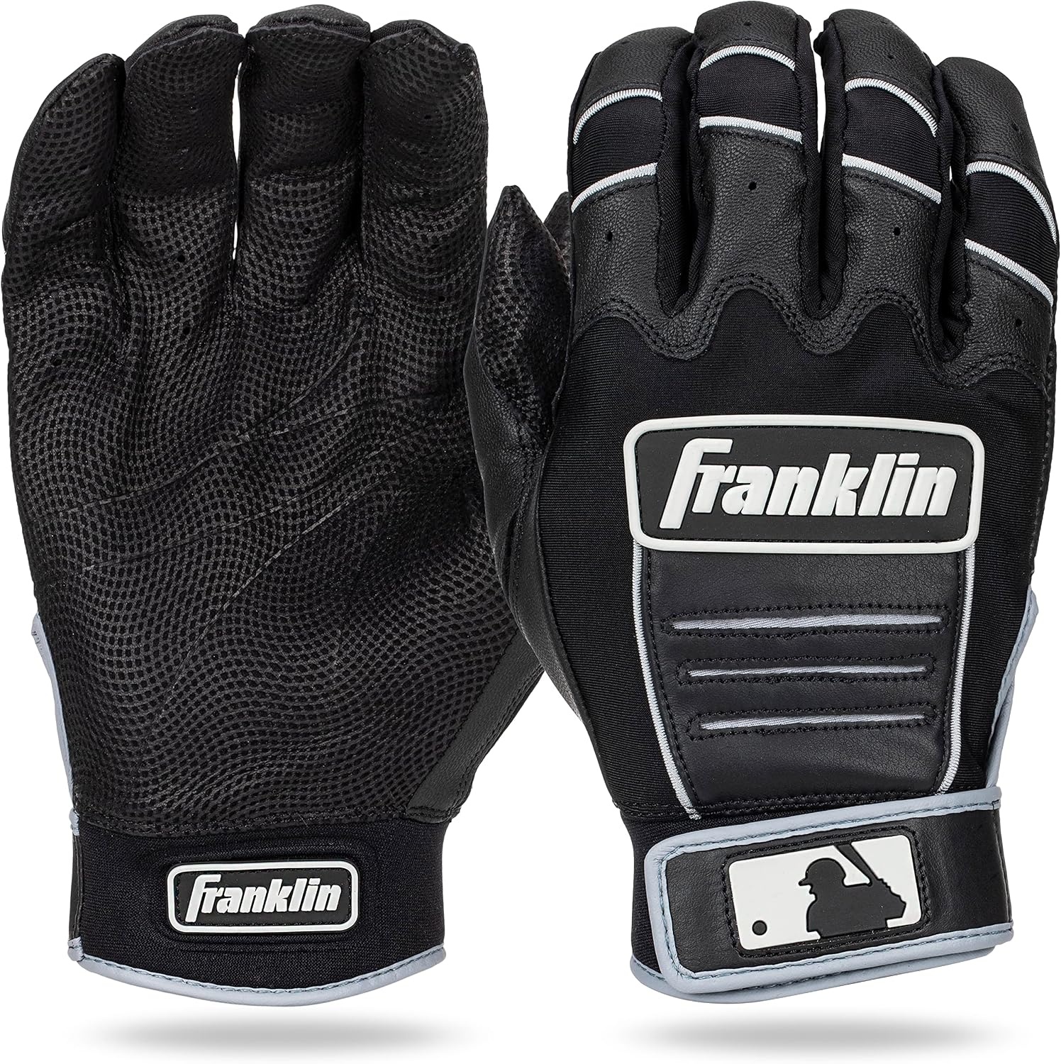 image:imageFranklin Sports MLB Baseball Batting Gloves  CFX Pro Youth and Adult  Baseball  Softball  Multiple Sizes  ColorsBlackBlack