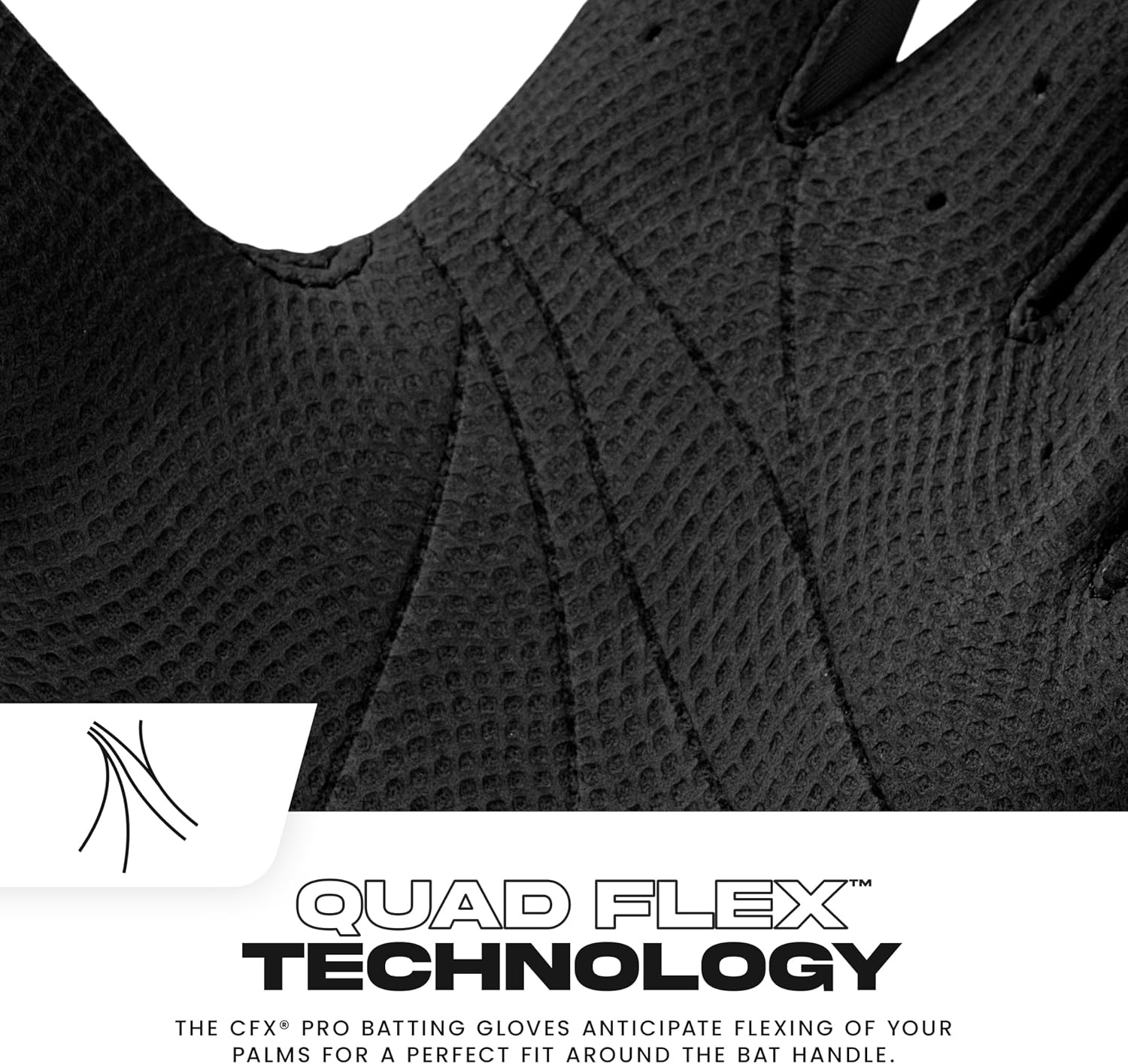 image:imageFranklin Sports MLB Baseball Batting Gloves  CFX Pro Youth and Adult  Baseball  Softball  Multiple Sizes  ColorsBlackGold