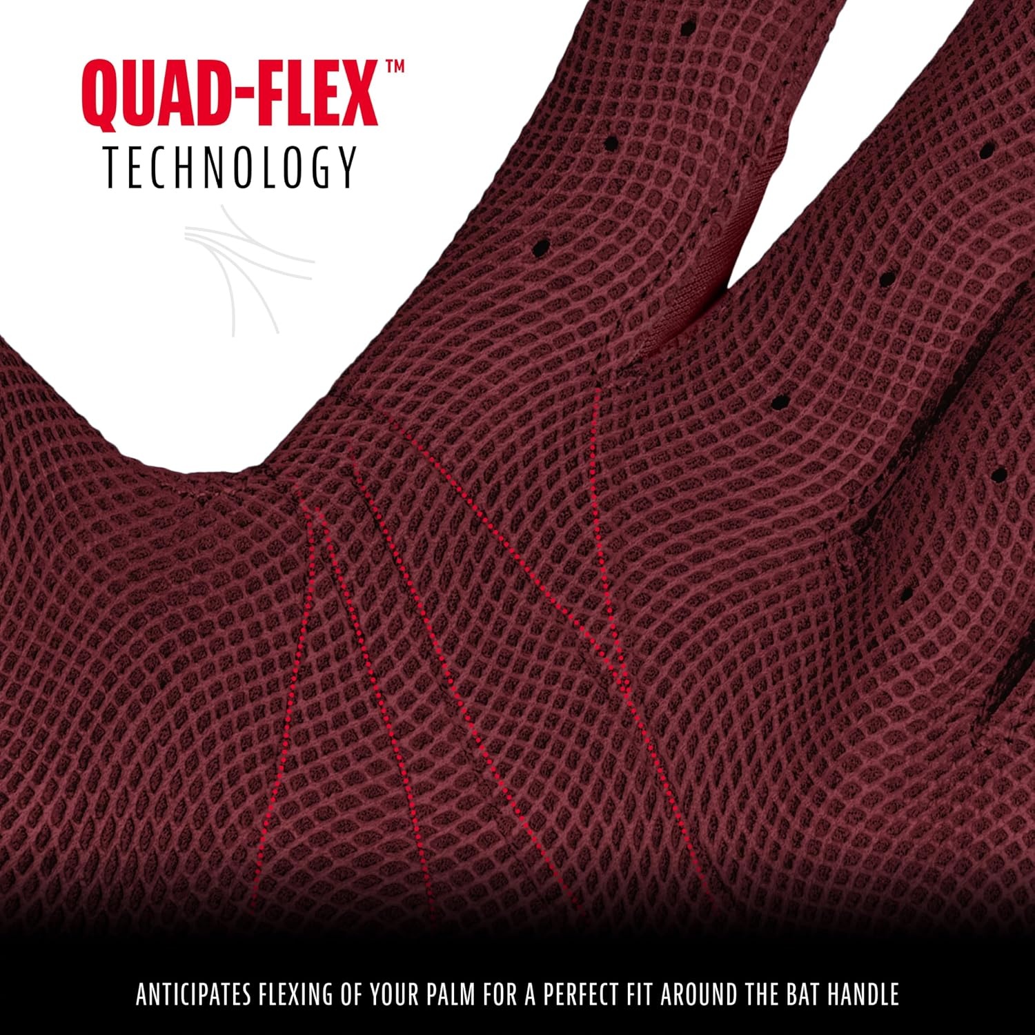 image:imageFranklin Sports MLB Baseball Batting Gloves  CFX Pro Youth and Adult  Baseball  Softball  Multiple Sizes  ColorsBurgundy