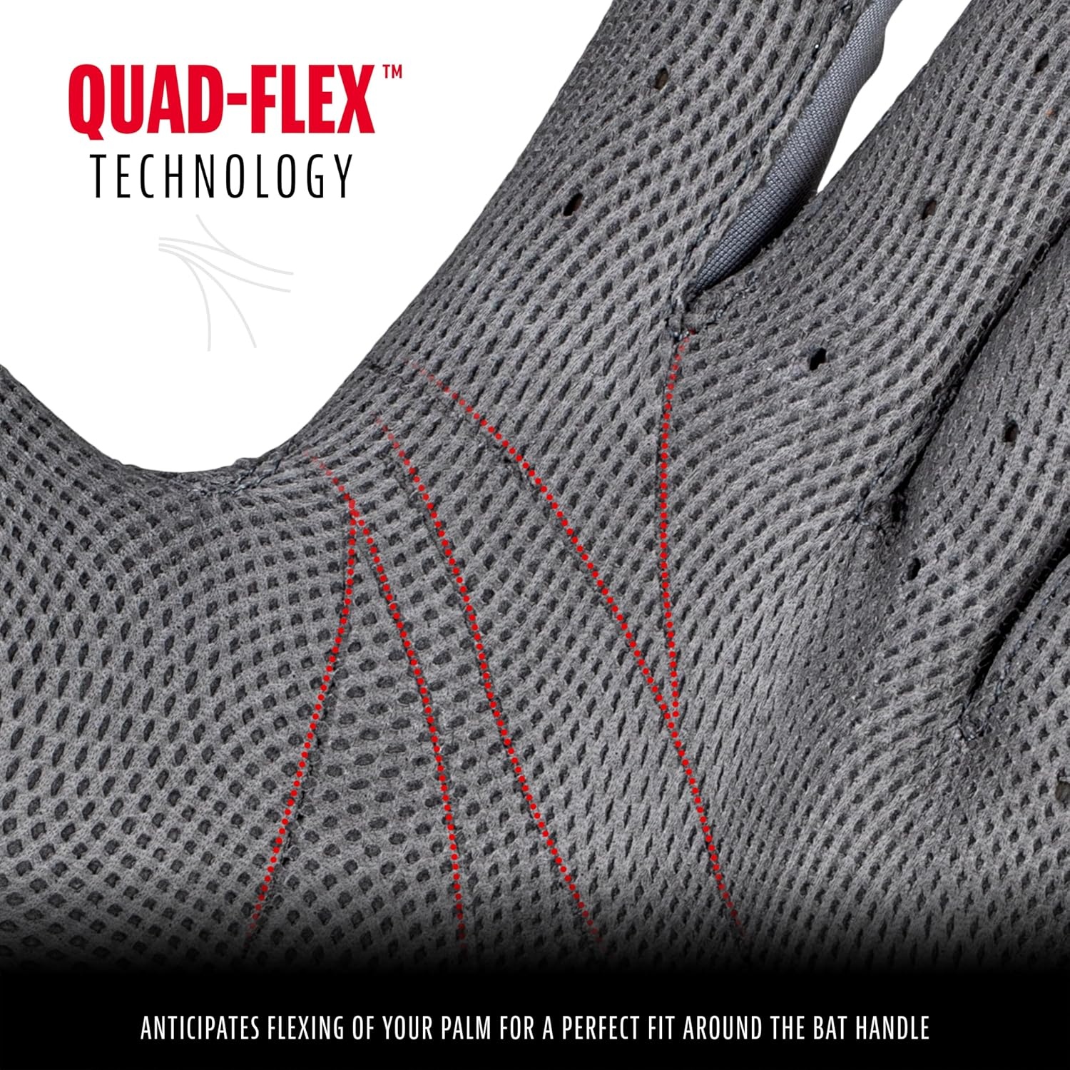 image:imageFranklin Sports MLB Baseball Batting Gloves  CFX Pro Youth and Adult  Baseball  Softball  Multiple Sizes  ColorsChrome Gray