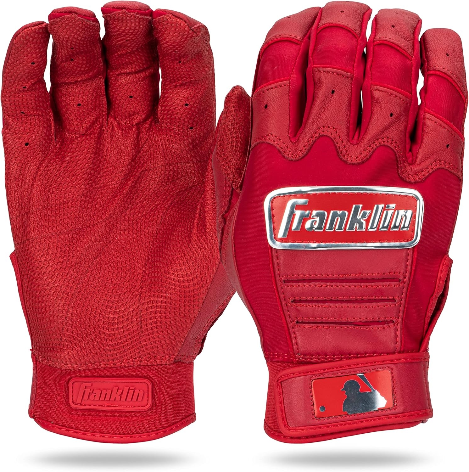 image:imageFranklin Sports MLB Baseball Batting Gloves  CFX Pro Youth and Adult  Baseball  Softball  Multiple Sizes  ColorsChrome Red