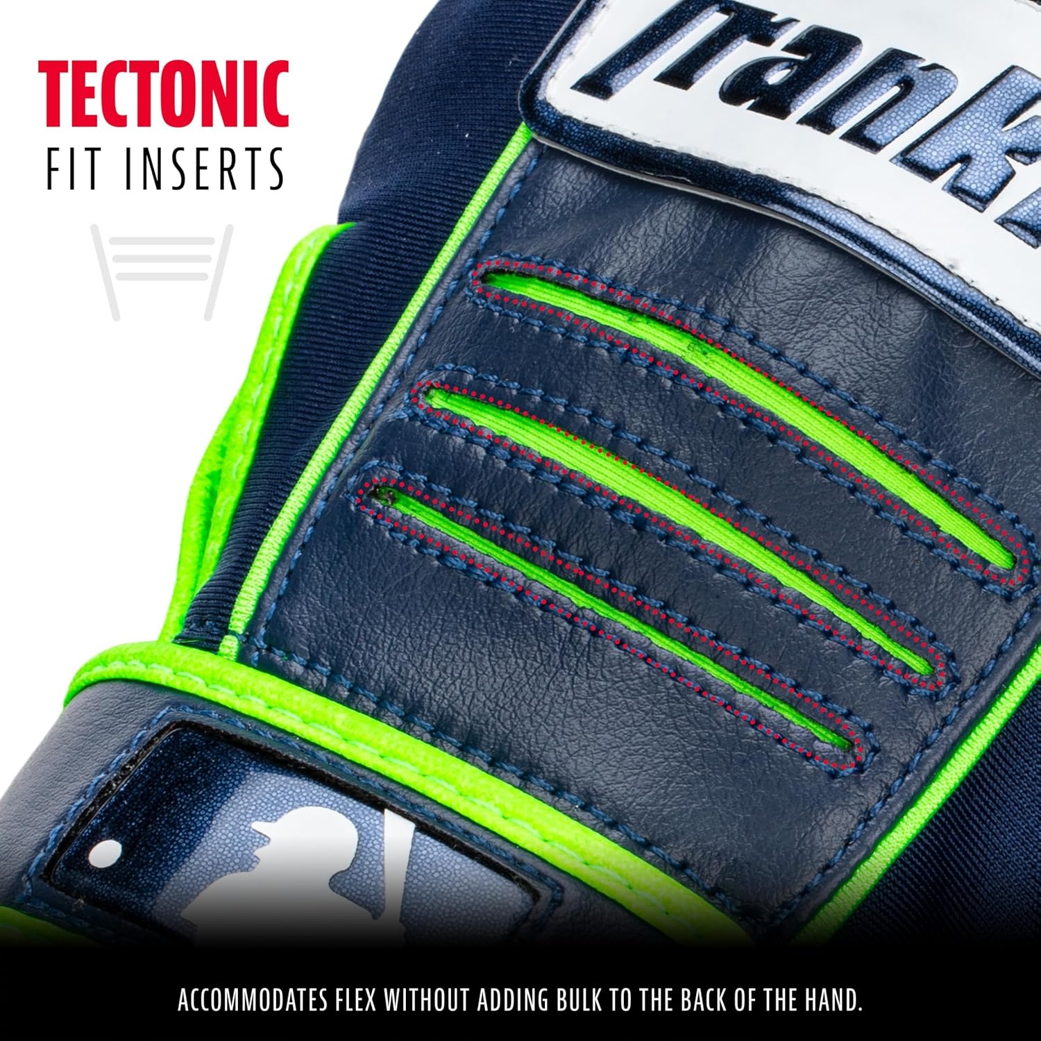 image:imageFranklin Sports MLB Baseball Batting Gloves  CFX Pro Youth and Adult  Baseball  Softball  Multiple Sizes  ColorsNavyGreen