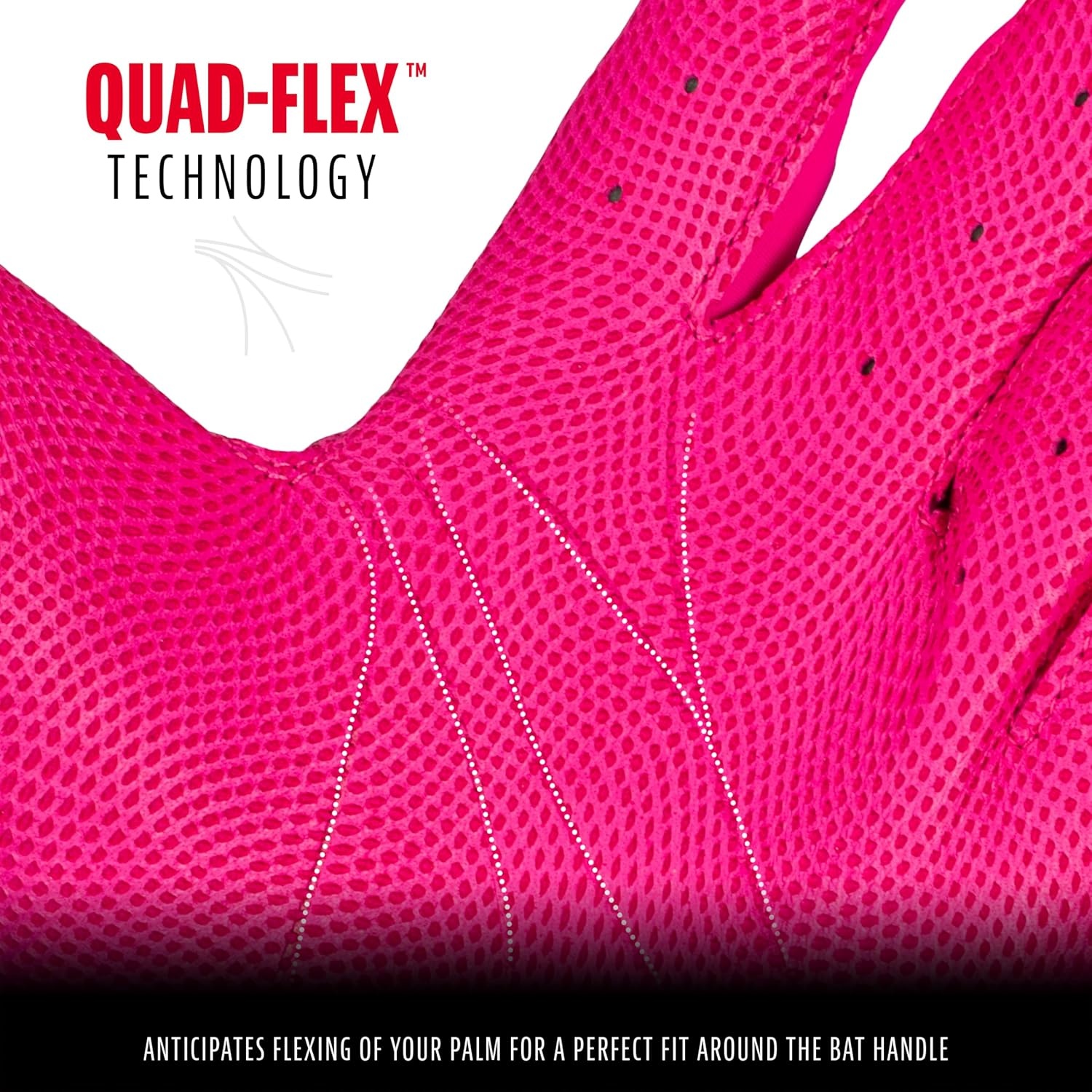 image:imageFranklin Sports MLB Baseball Batting Gloves  CFX Pro Youth and Adult  Baseball  Softball  Multiple Sizes  ColorsPink Highlight